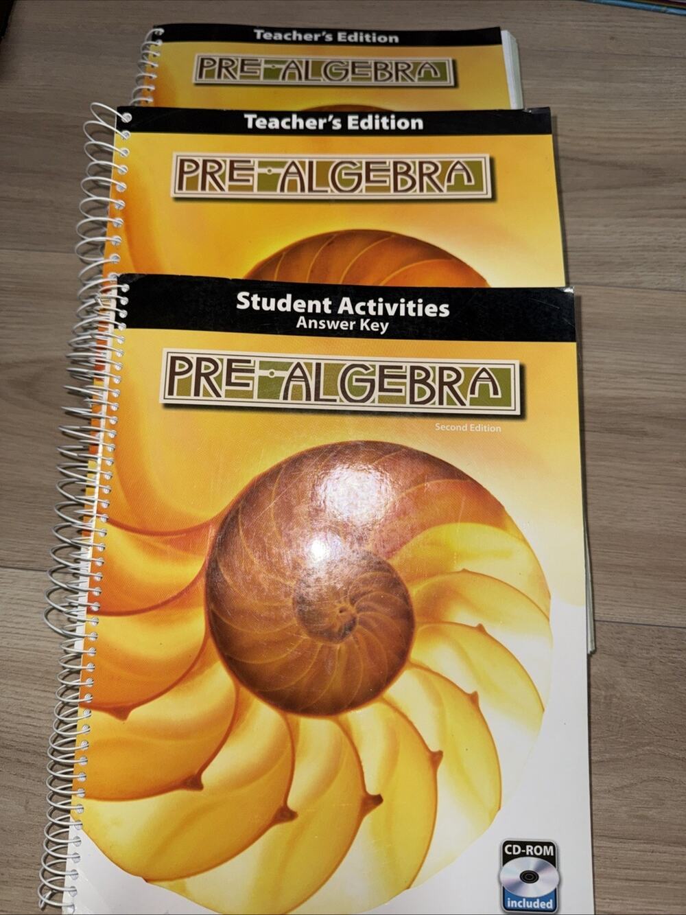 BJU Bob Jones Pre Algebra Teacher’s Editions/ CDs & Answer Key